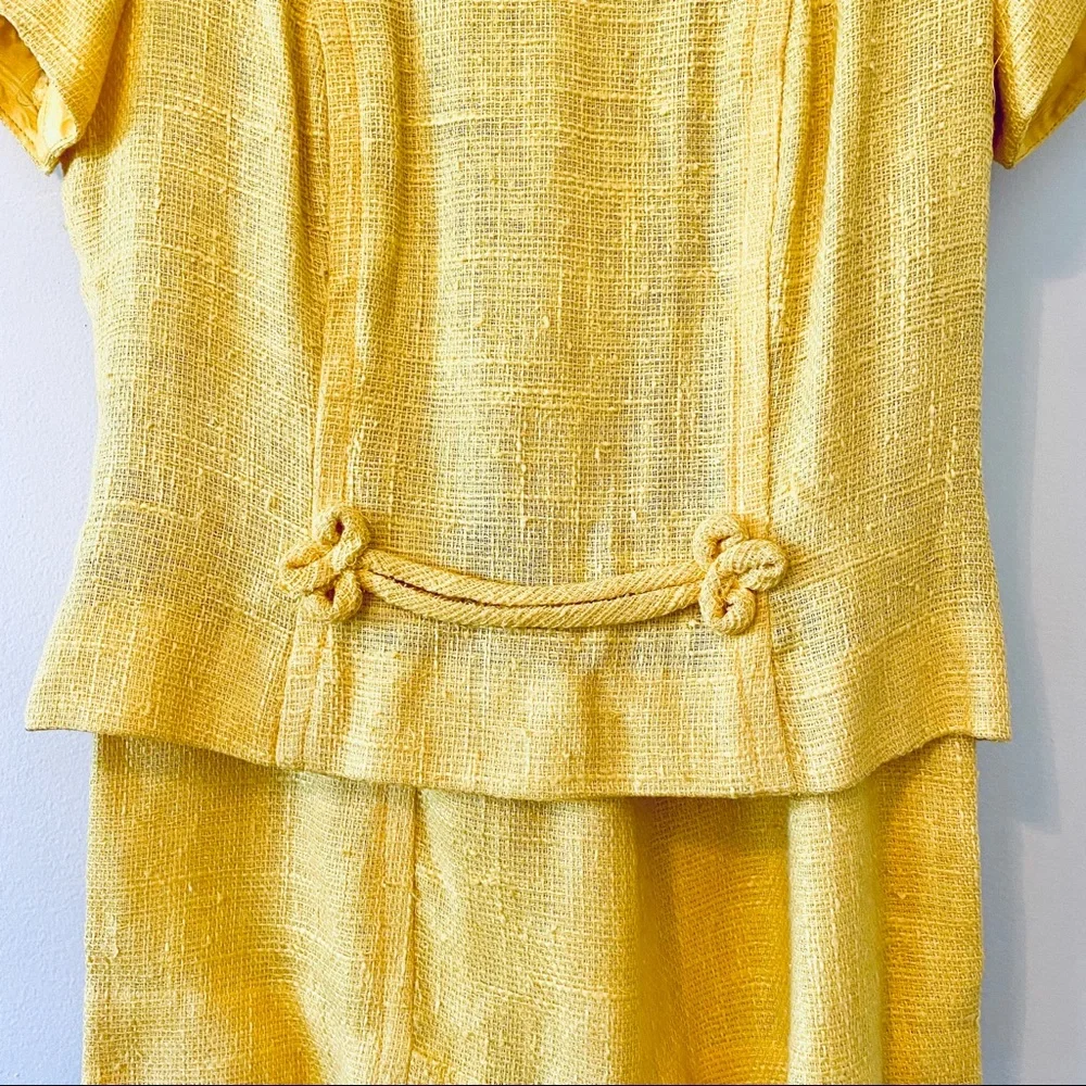 Vintage 50s 60s skirt dress suit tweed classic extra small xs - Picture 3 of 10